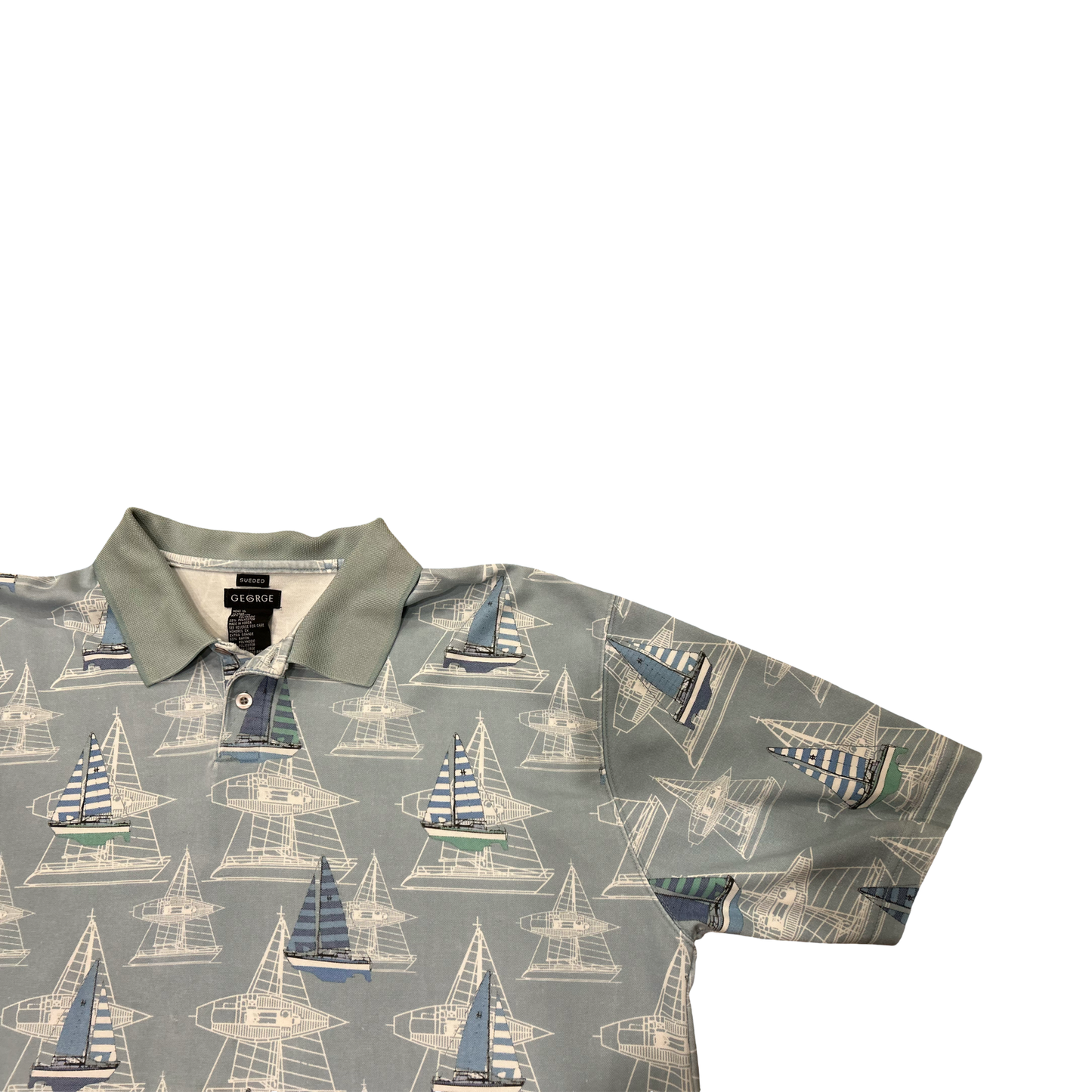 90s George Boat Polo - XL