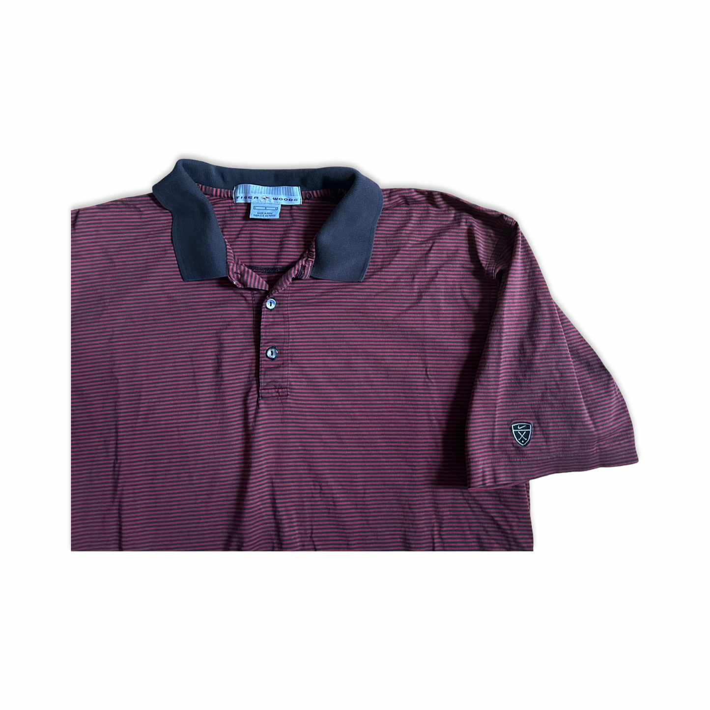 2000 Tiger Woods Nike Shield Polo - L