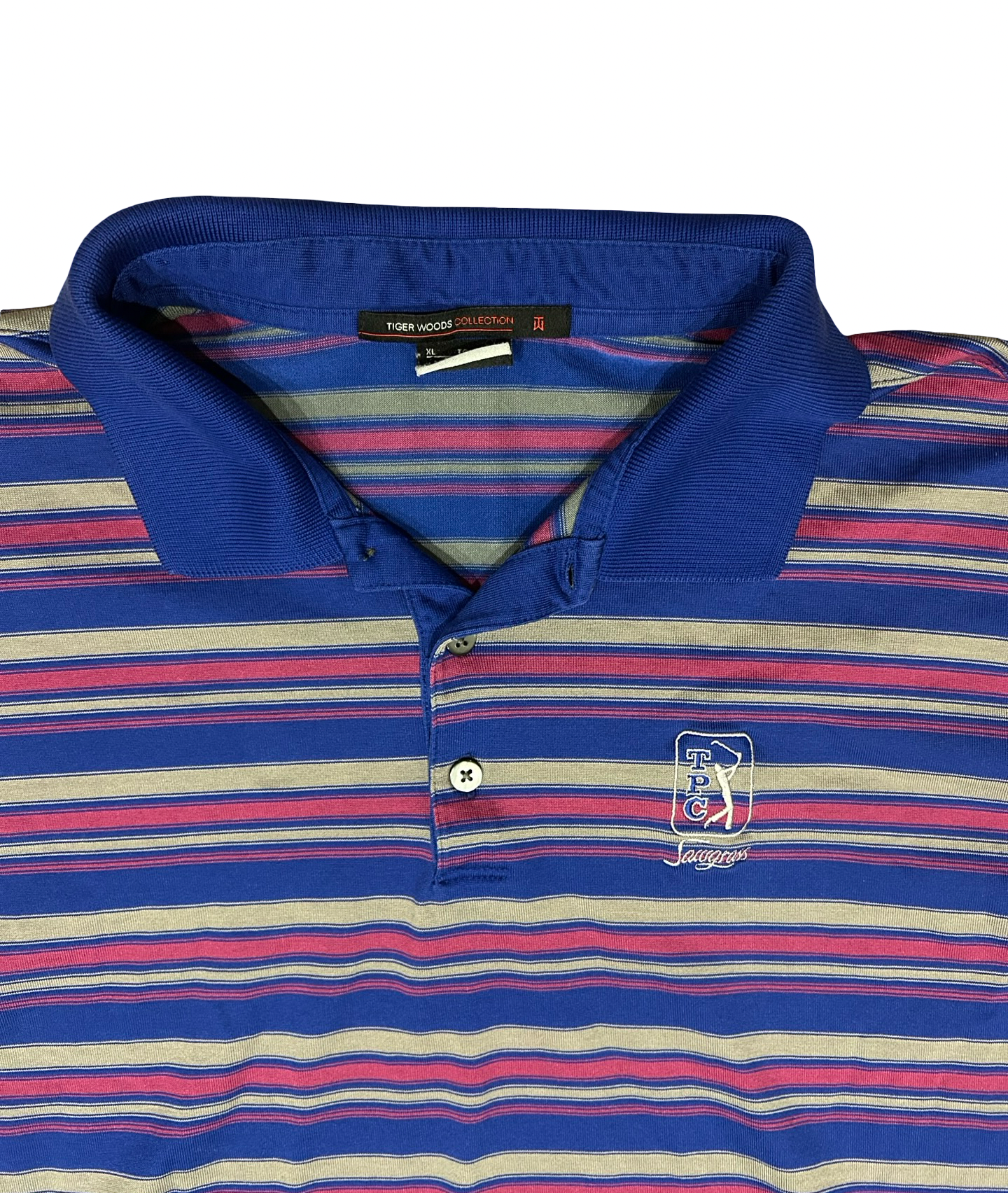 00s Tiger Woods TPC Sawgrass Polo - XL