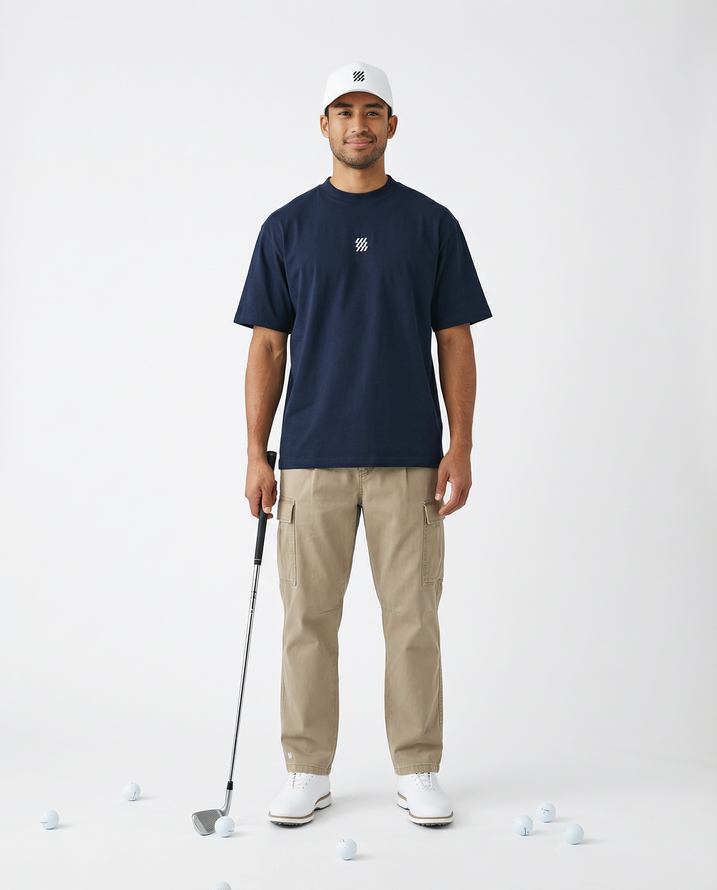 Motion Golf Flag Oversized T-shirt