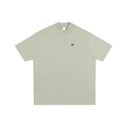 Motion Golf Birdie Mock Neck Cotton T-Shirt