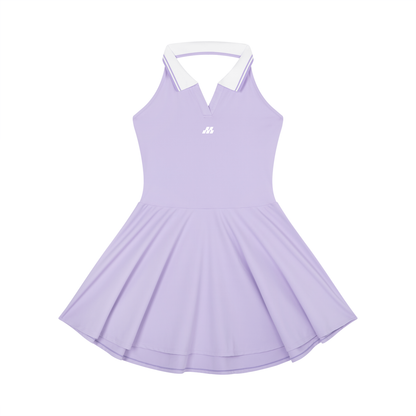 Motion Golf Collared Halter A-Line Dress