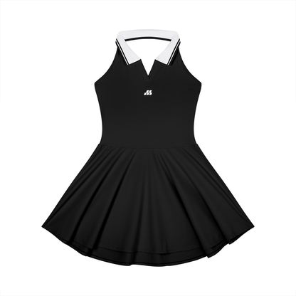Motion Golf Collared Halter A-Line Dress