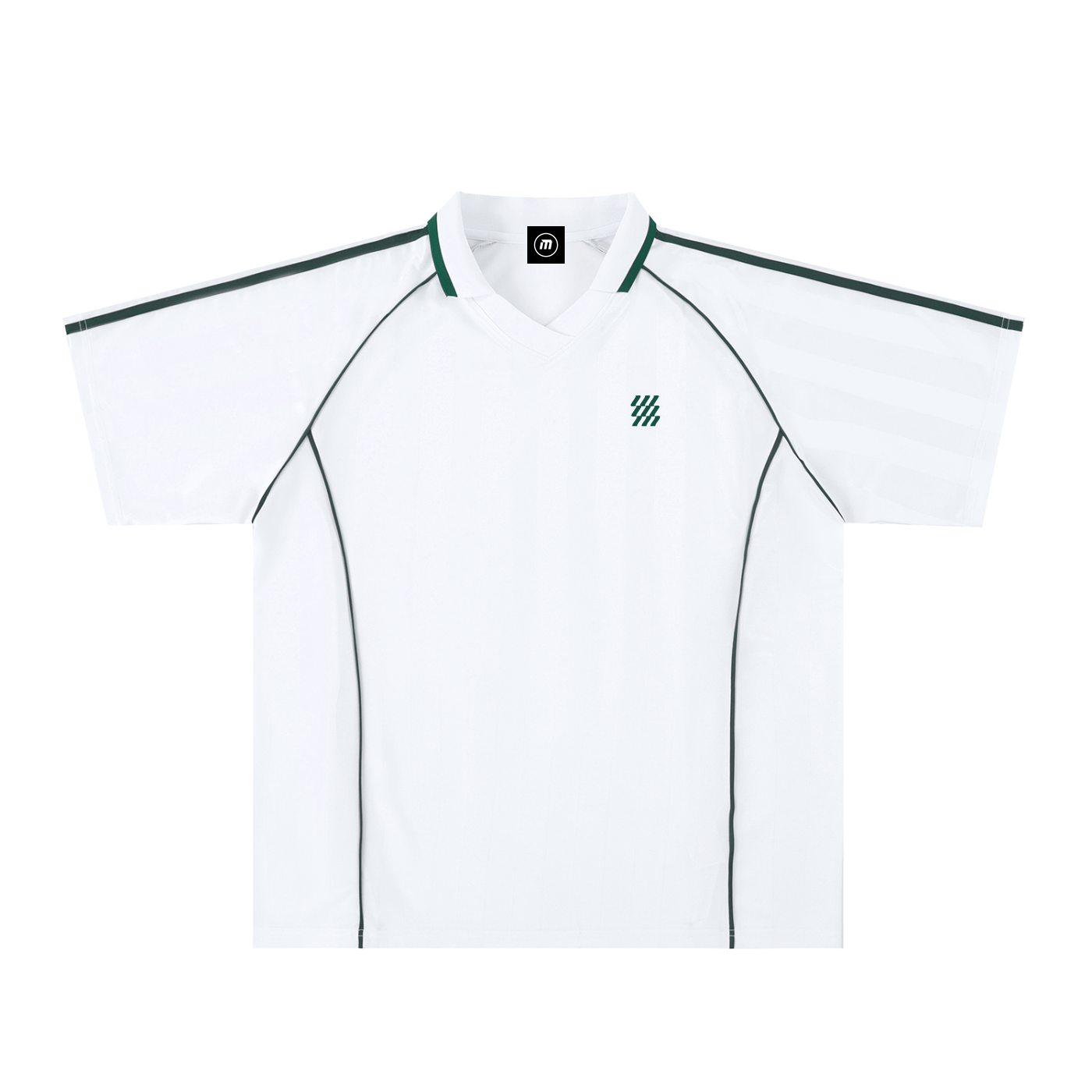 Motion Golf Flag Shadow Stripe Polo