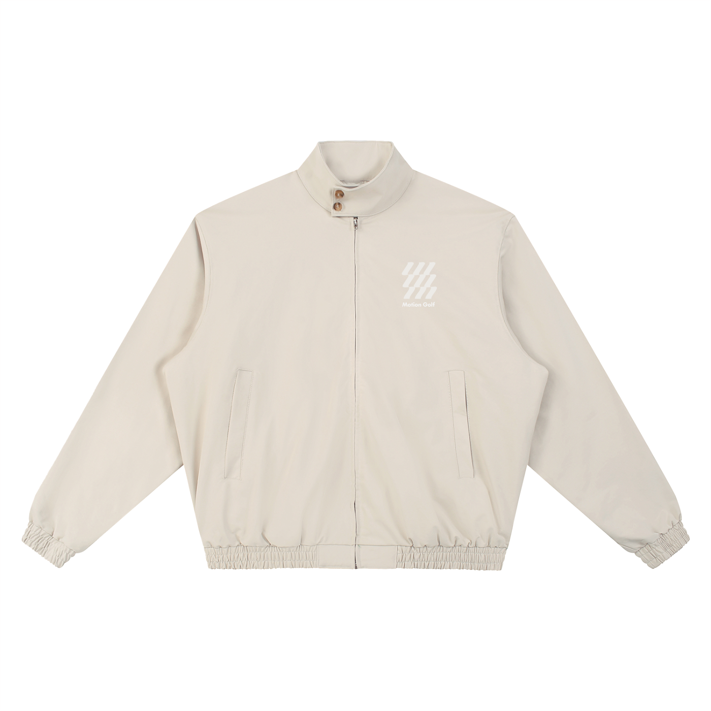 Motion Golf Stand Collar Bomber Jacket