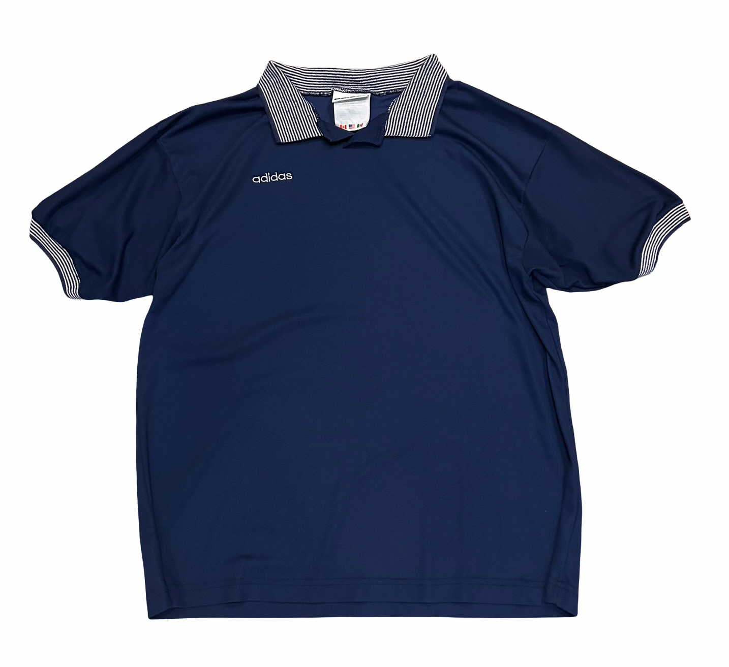80s Adidas Polo - L