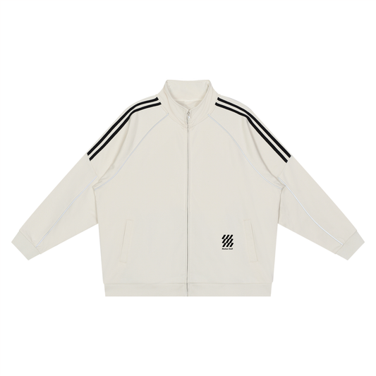 Motion Golf Reflection Striped Raglan Sleeve Jacket
