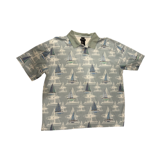 90s George Boat Polo - XL