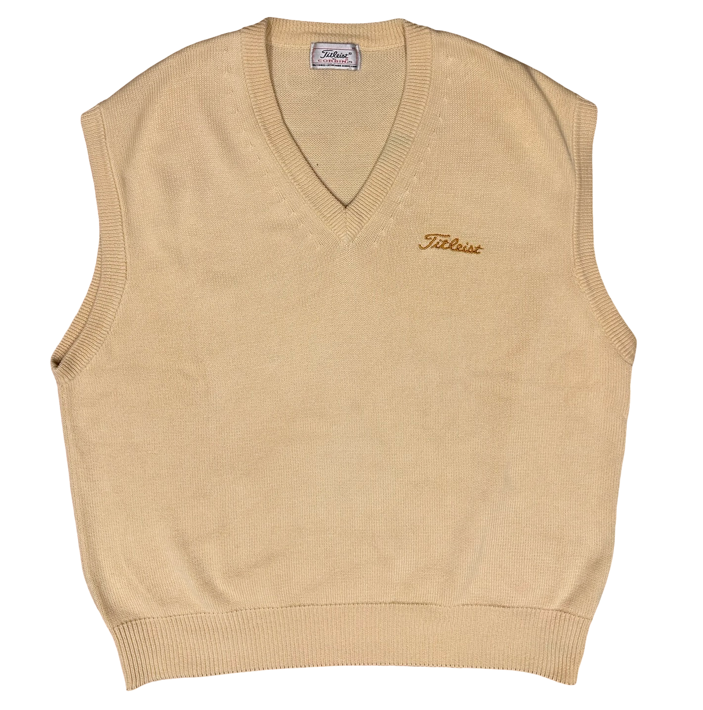 90s Titleist V-Neck Sweater Vest - XL