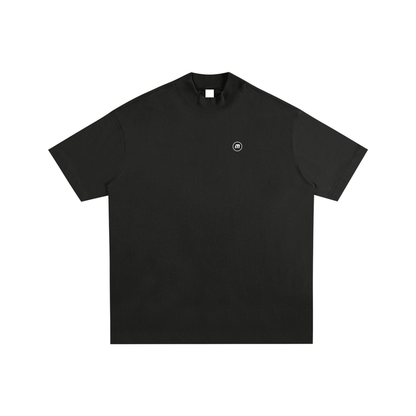 Motion Golf Birdie Mock Neck Cotton T-Shirt