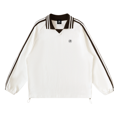 Motion Golf Birdie Long Sleeve Striped Polo