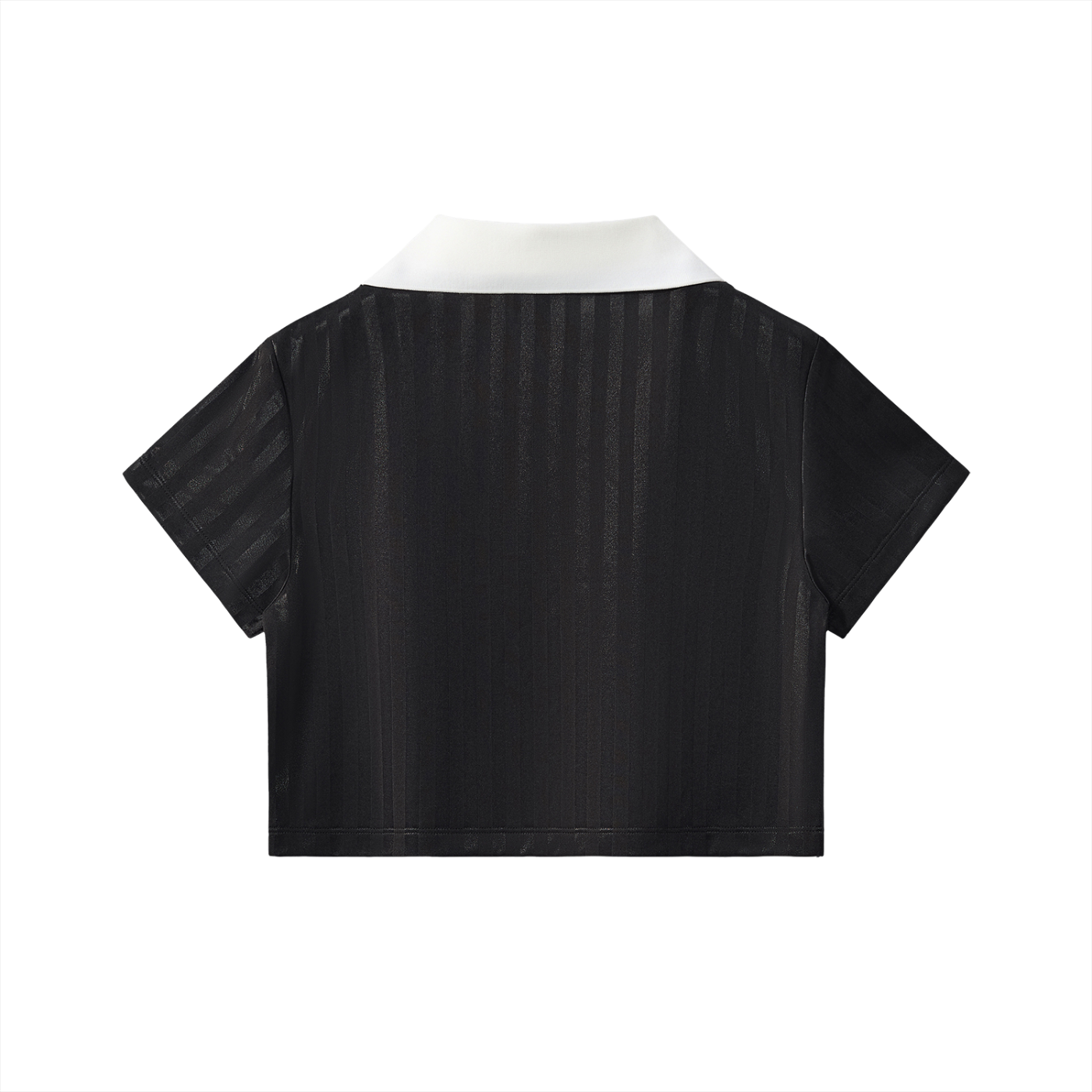Motion Golf Birdie Striped Cropped Polo