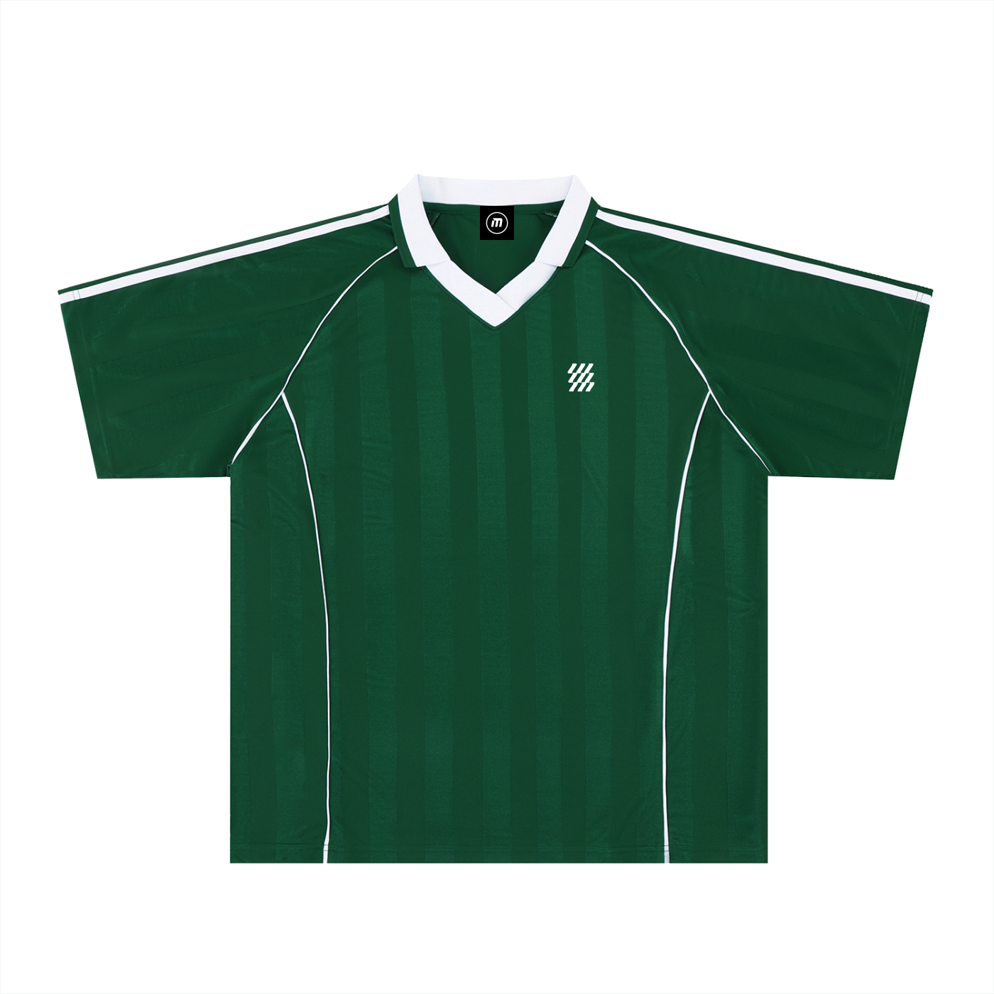 Motion Golf Flag Shadow Stripe Polo