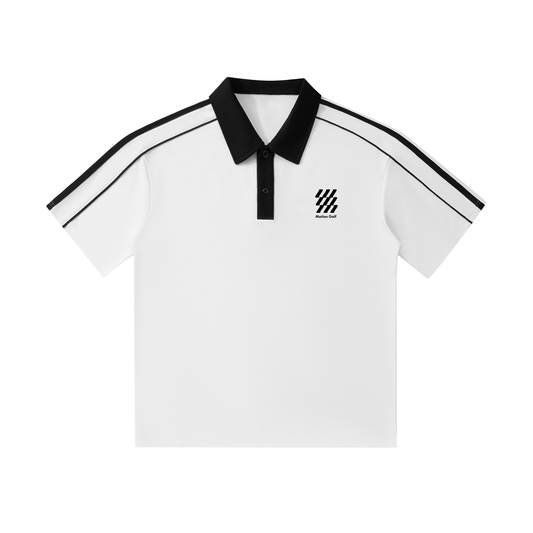 Motion Golf Contrast Collar Short-Sleeve Polo Shirt