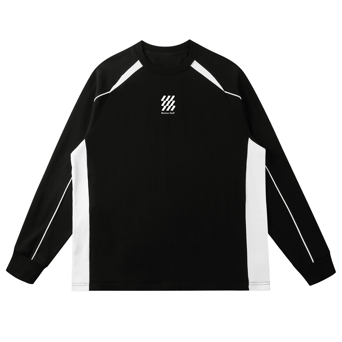 Motion Golf Contrast Panel Raglan Sweatshirt