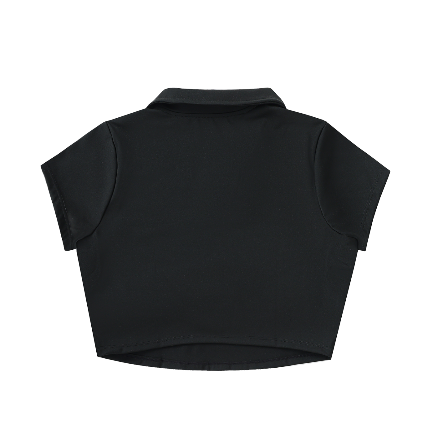 Motion Golf V-Neck Lapel Crop Top