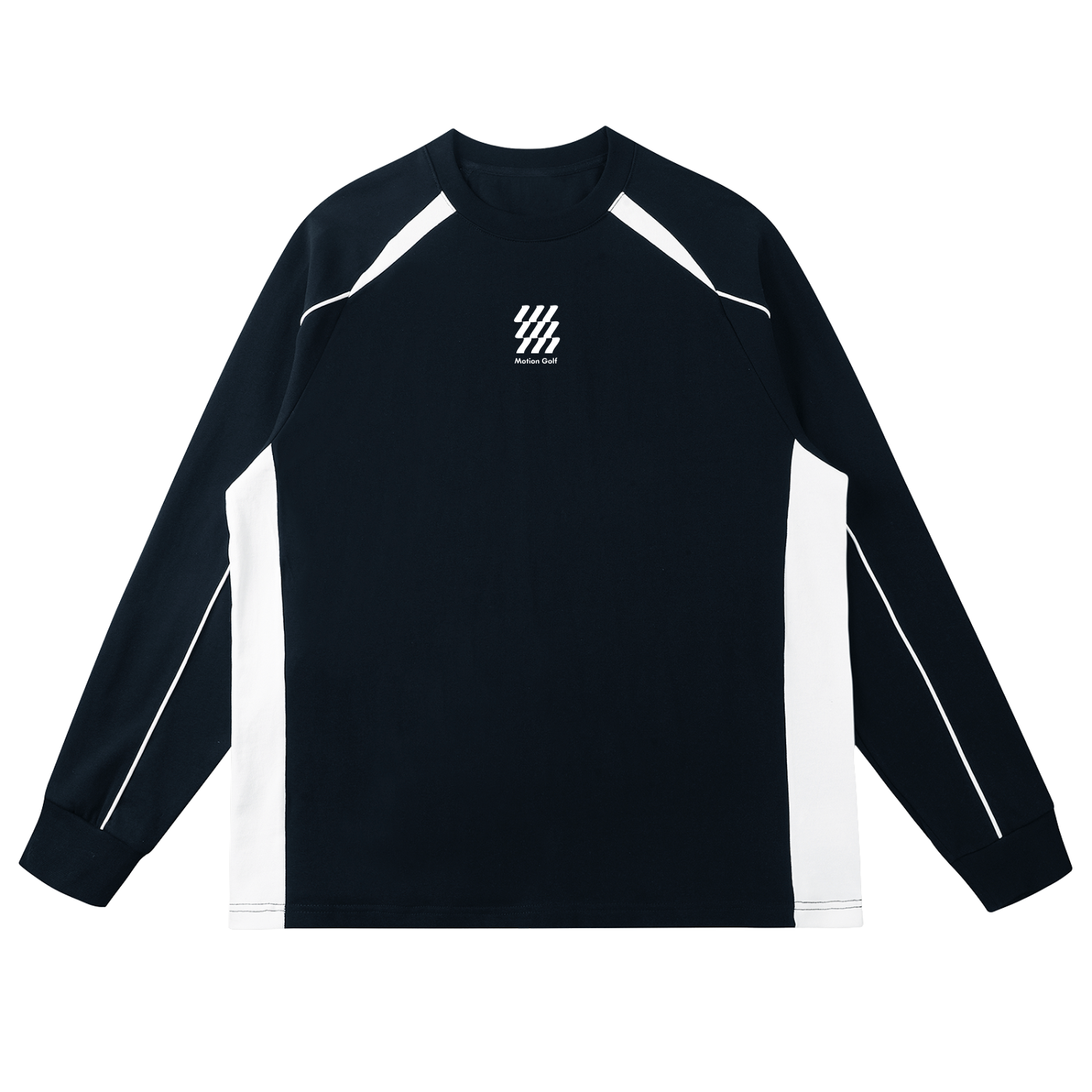 Motion Golf Contrast Panel Raglan Sweatshirt