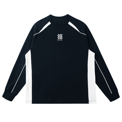 Motion Golf Contrast Panel Raglan Sweatshirt