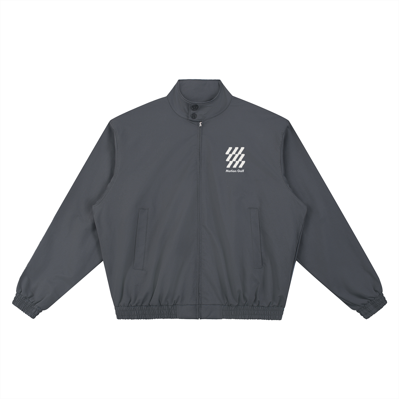 Motion Golf Stand Collar Bomber Jacket