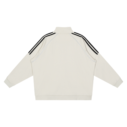 Motion Golf Reflection Striped Raglan Sleeve Jacket