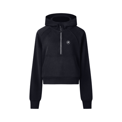 Motion Golf Birdie Cropped Half-Zip Hoodie