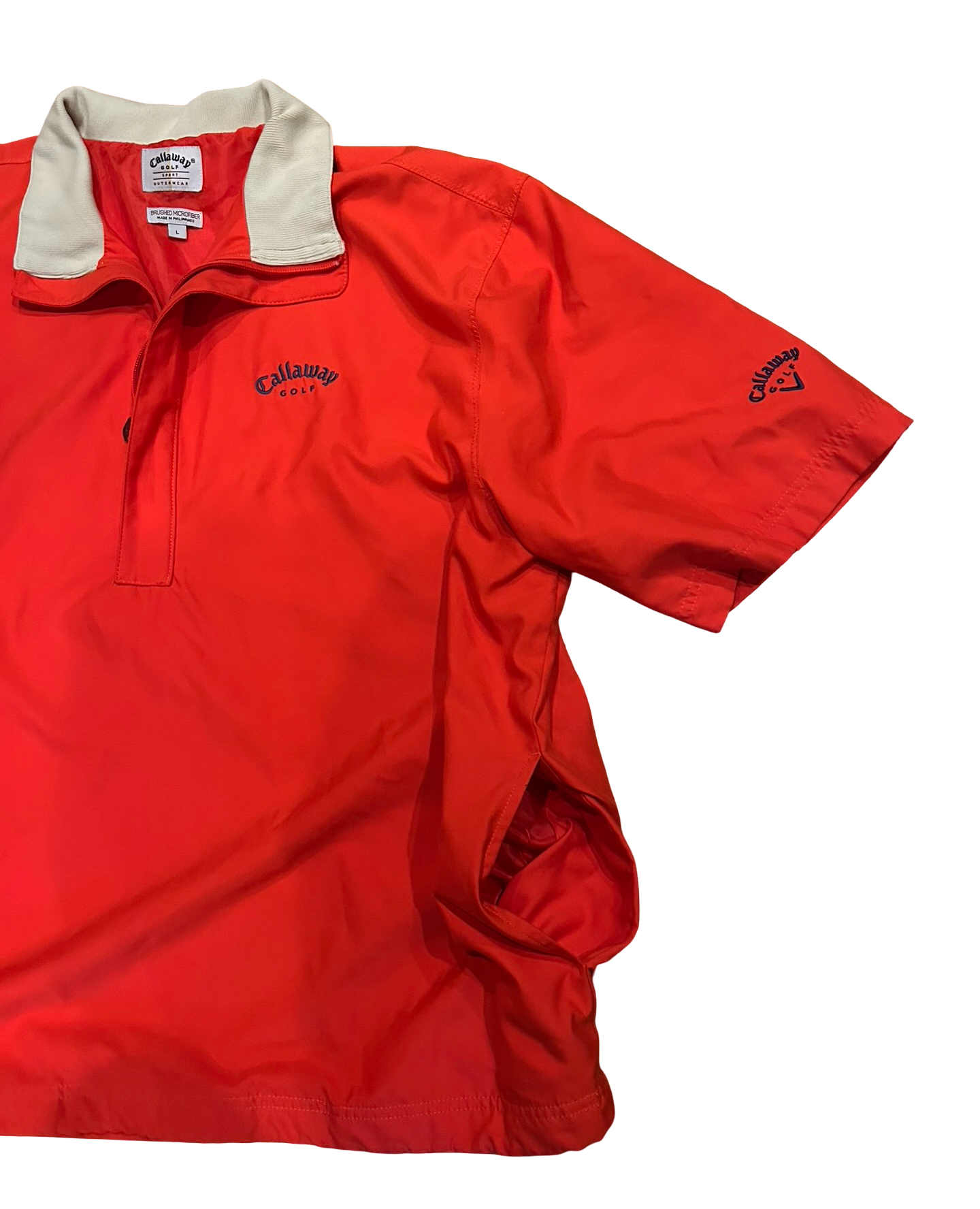90s Callaway Short Sleeve Winderbreaker - XL