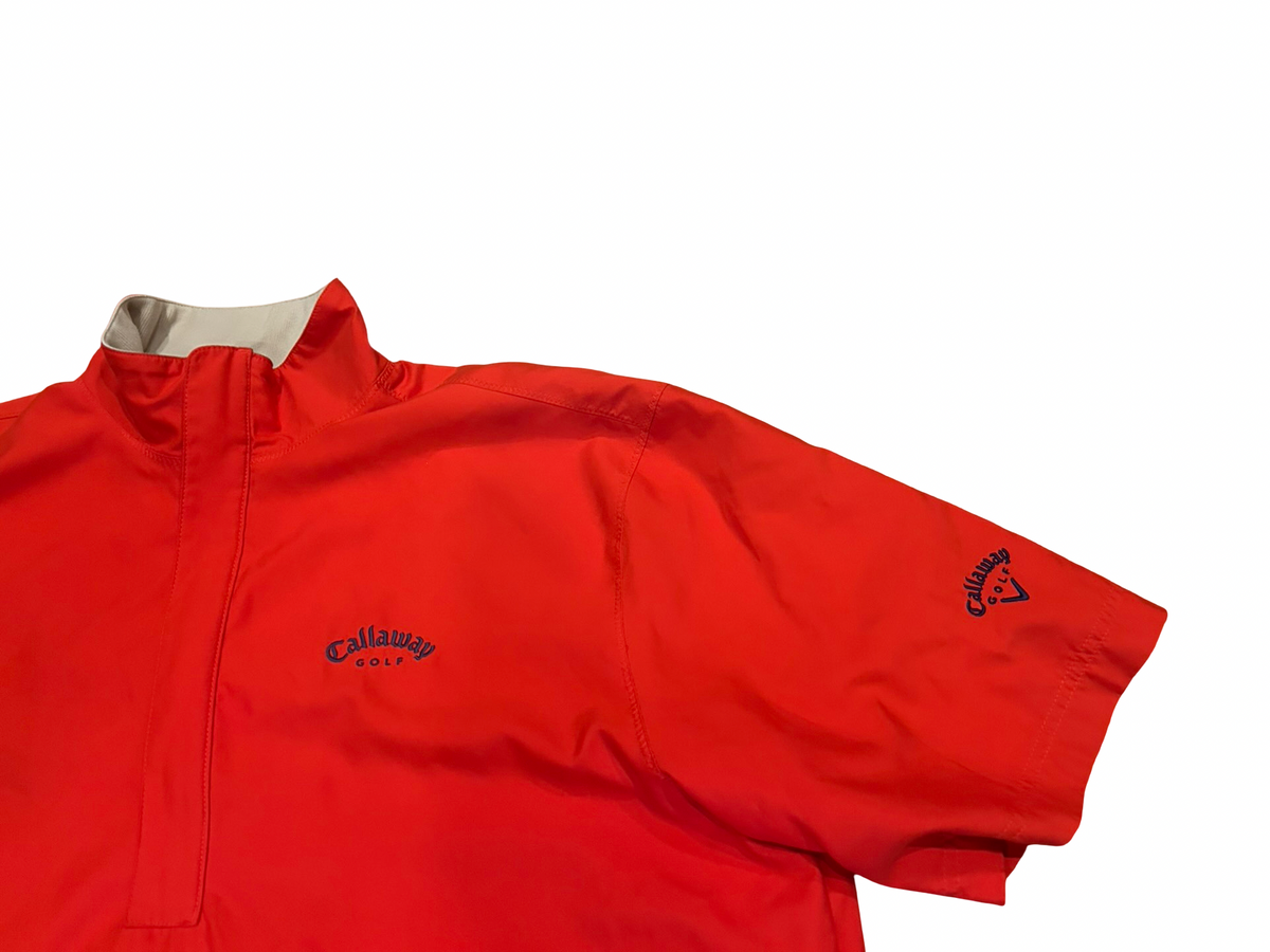 90s Callaway Short Sleeve Winderbreaker - XL