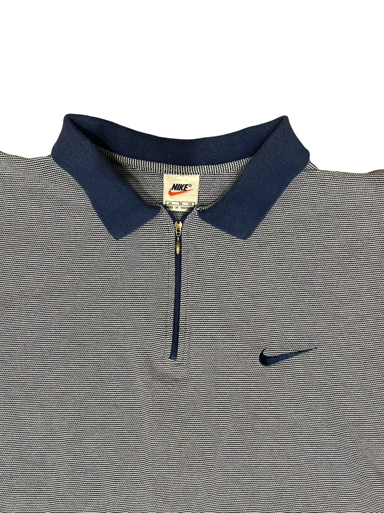 90s Nike Polo Half Zipper - XL