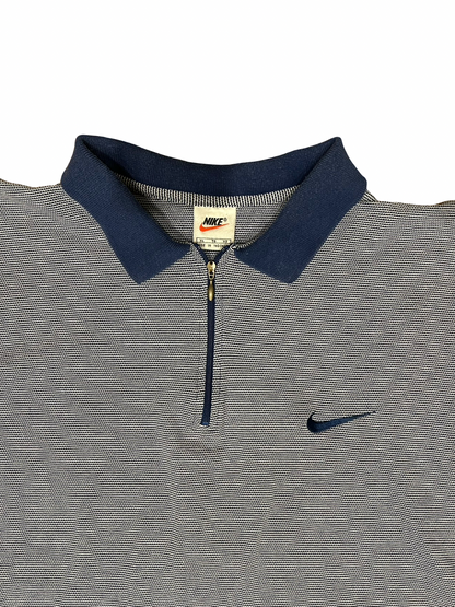 90s Nike Polo Half Zipper - XL