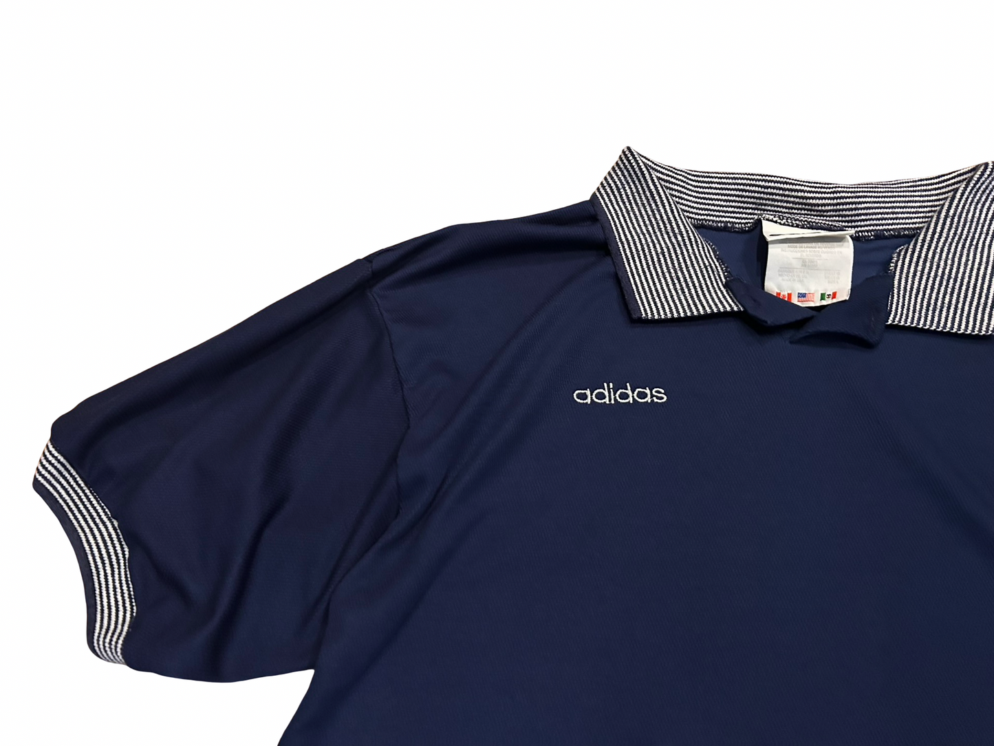 80s Adidas Polo - L