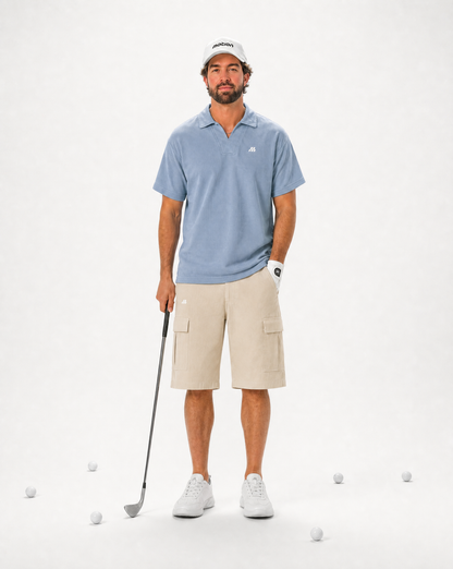 Motion Golf Club Waffle Boxy Polo