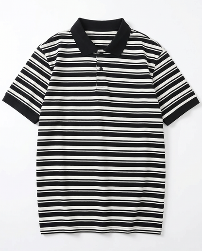 Motion Golf Classic Striped Polo
