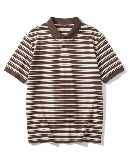 Motion Golf Classic Striped Polo