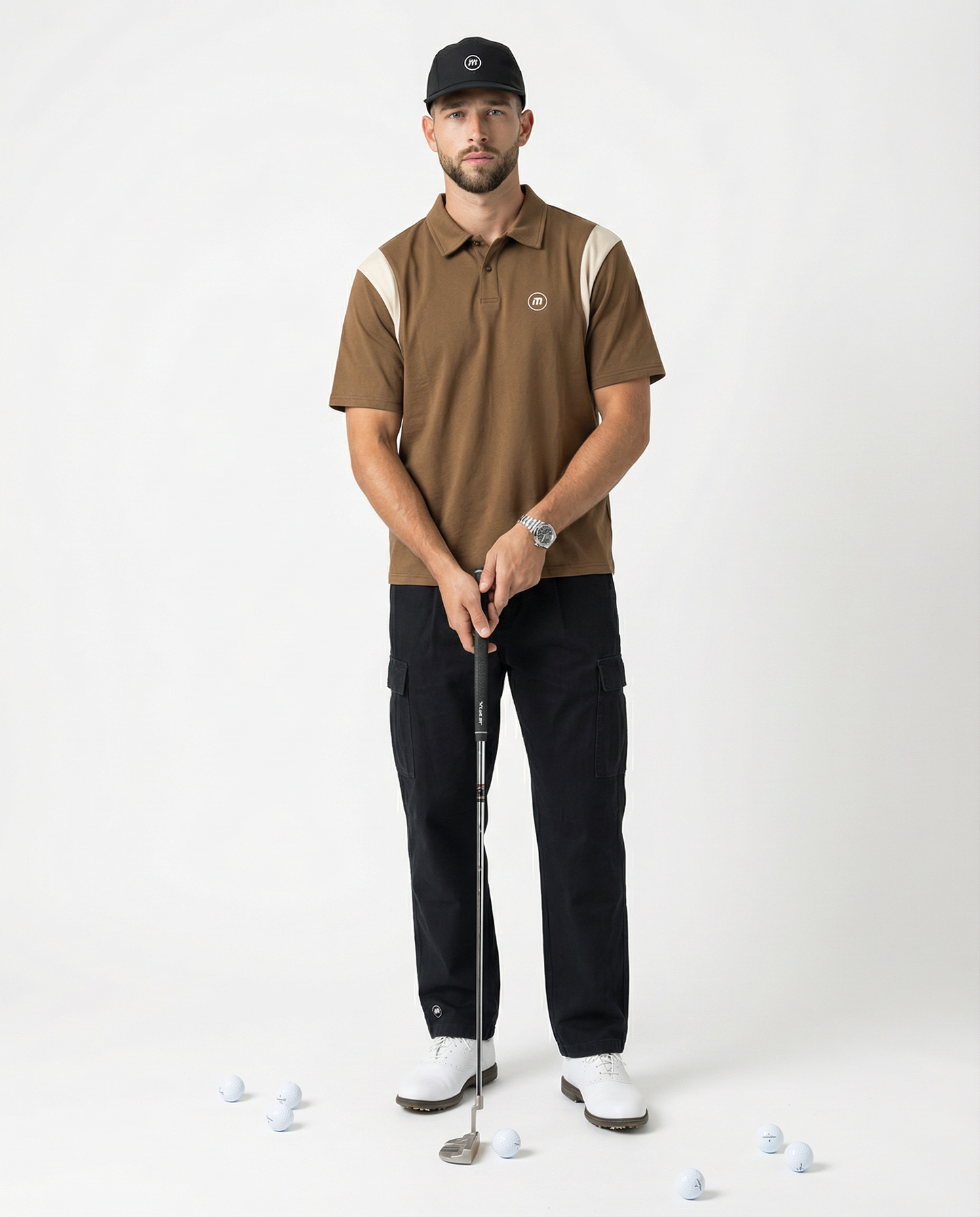 Motion Golf Birdie Contrast Polo
