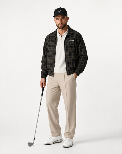 Motion Golf Club Plaid Track Jacket