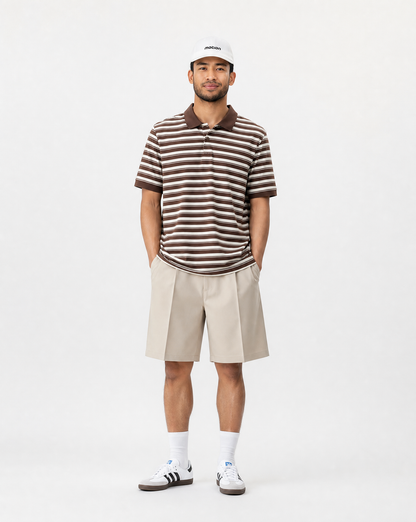 Motion Golf Classic Striped Polo