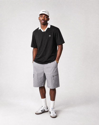 Motion Golf Birdie Striped Boxy Polo