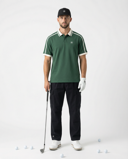 Motion Golf Birdie Contrast Piping Polo