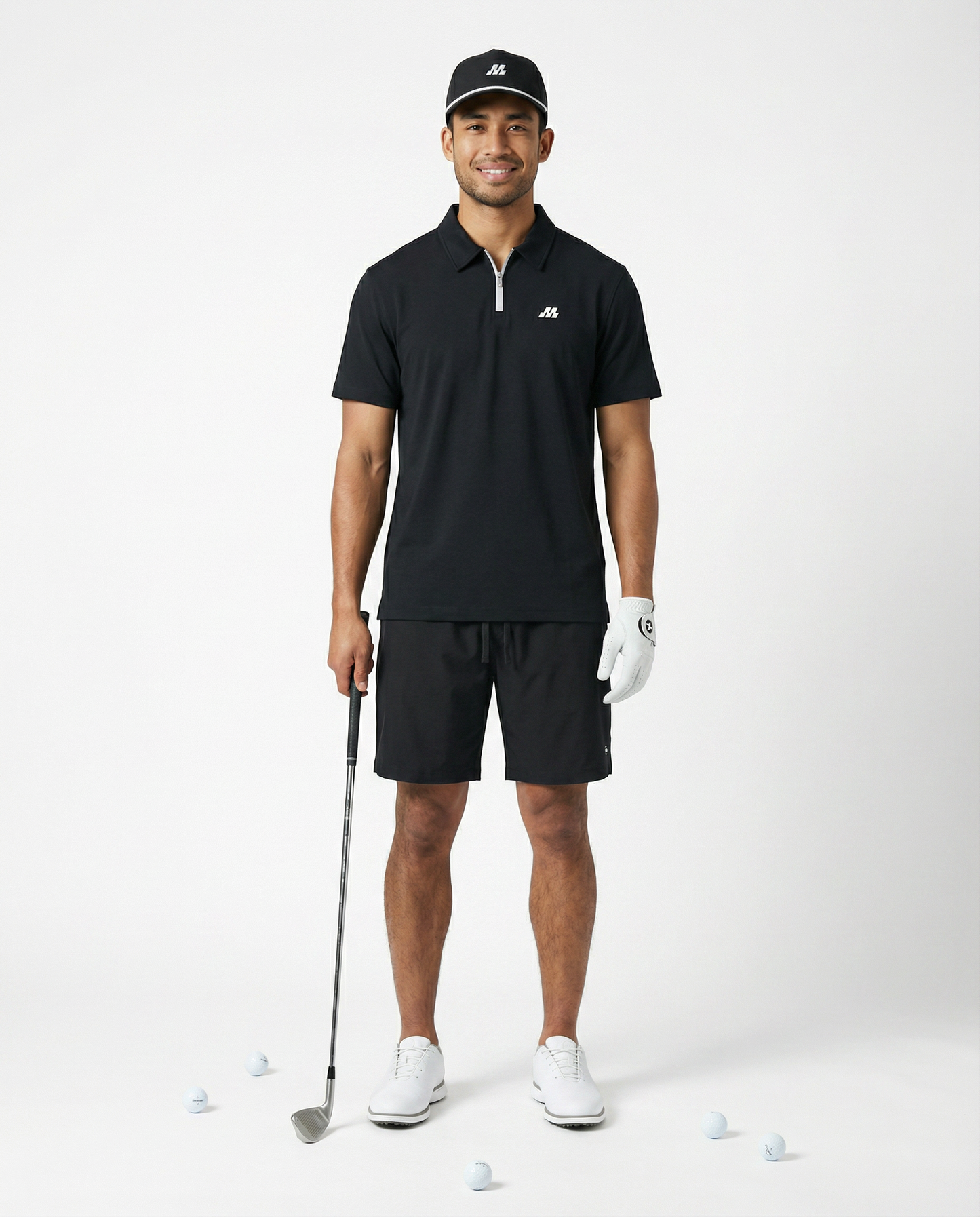 Motion Golf Club Quarter-Zip Polo