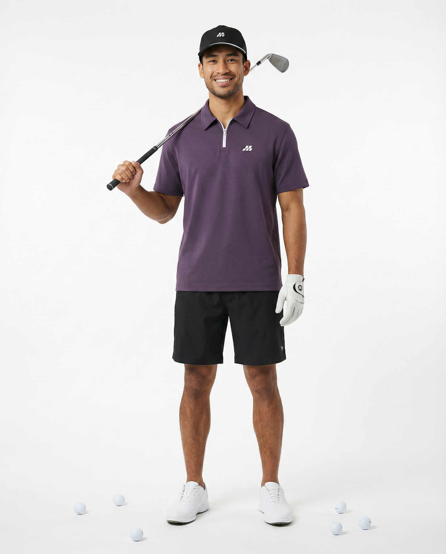 Motion Golf Club Quarter-Zip Polo