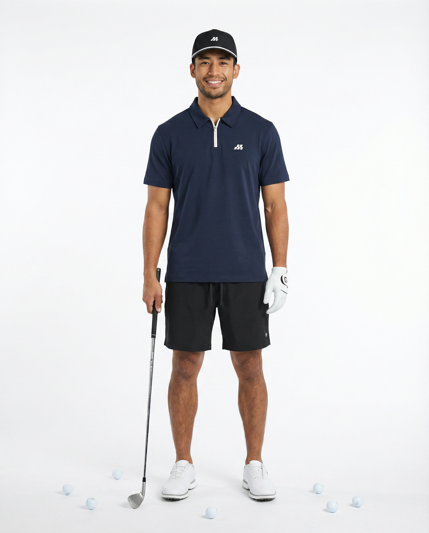 Motion Golf Club Quarter-Zip Polo