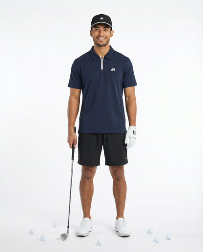 Motion Golf Club Quarter-Zip Polo
