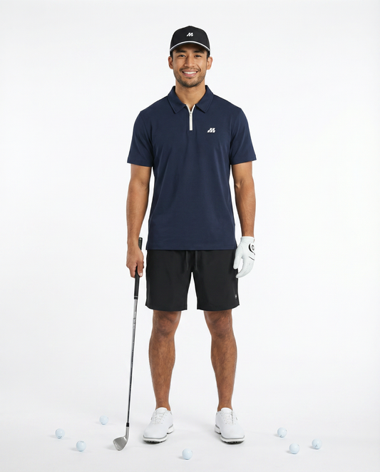 Motion Golf Club Quarter-Zip Polo