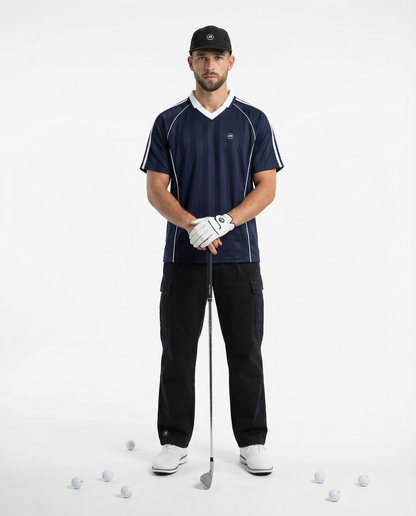 Motion Golf Birdie Shadow Stripe Polo