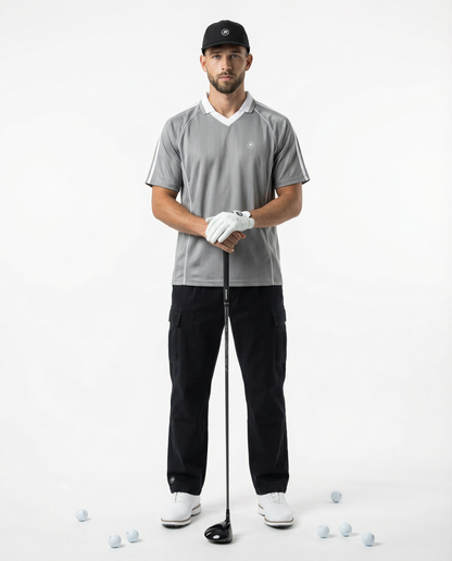 Motion Golf Birdie Shadow Stripe Polo