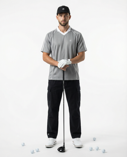 Motion Golf Birdie Shadow Stripe Polo