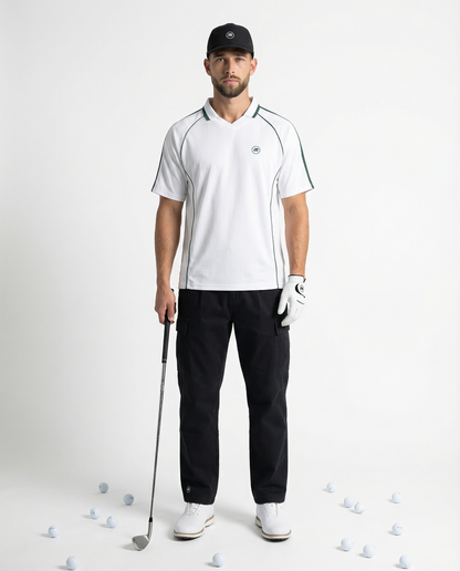 Motion Golf Birdie Shadow Stripe Polo
