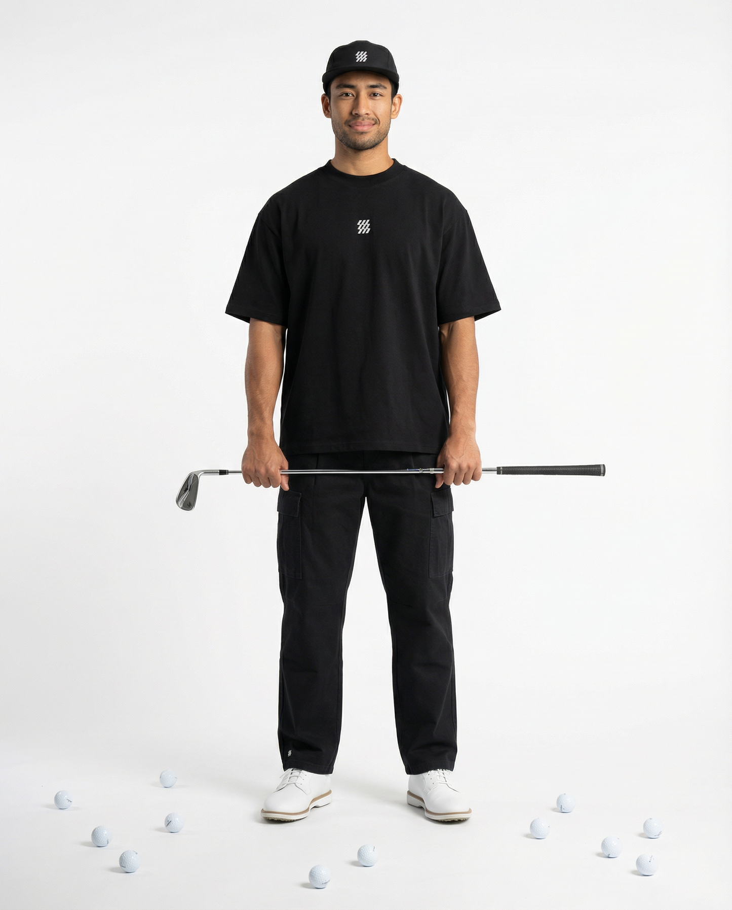 Motion Golf Flag Oversized T-shirt