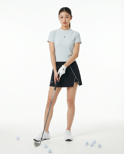 Motion Golf Birdie Mock Neck T-Shirt