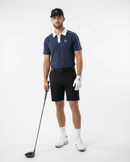 Motion Golf Birdie Contrast Collar Polo